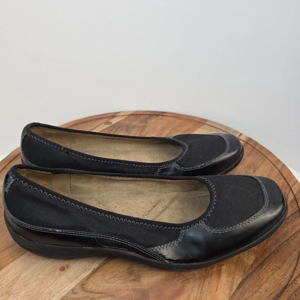 Naturalizer Shoes Womens‎ Size 9M Black Slip On Comfort Ballet Flats Casual